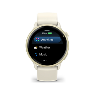 Garmin Vivoactive 6 Lunar gold z paskiem w kolorze Bone
