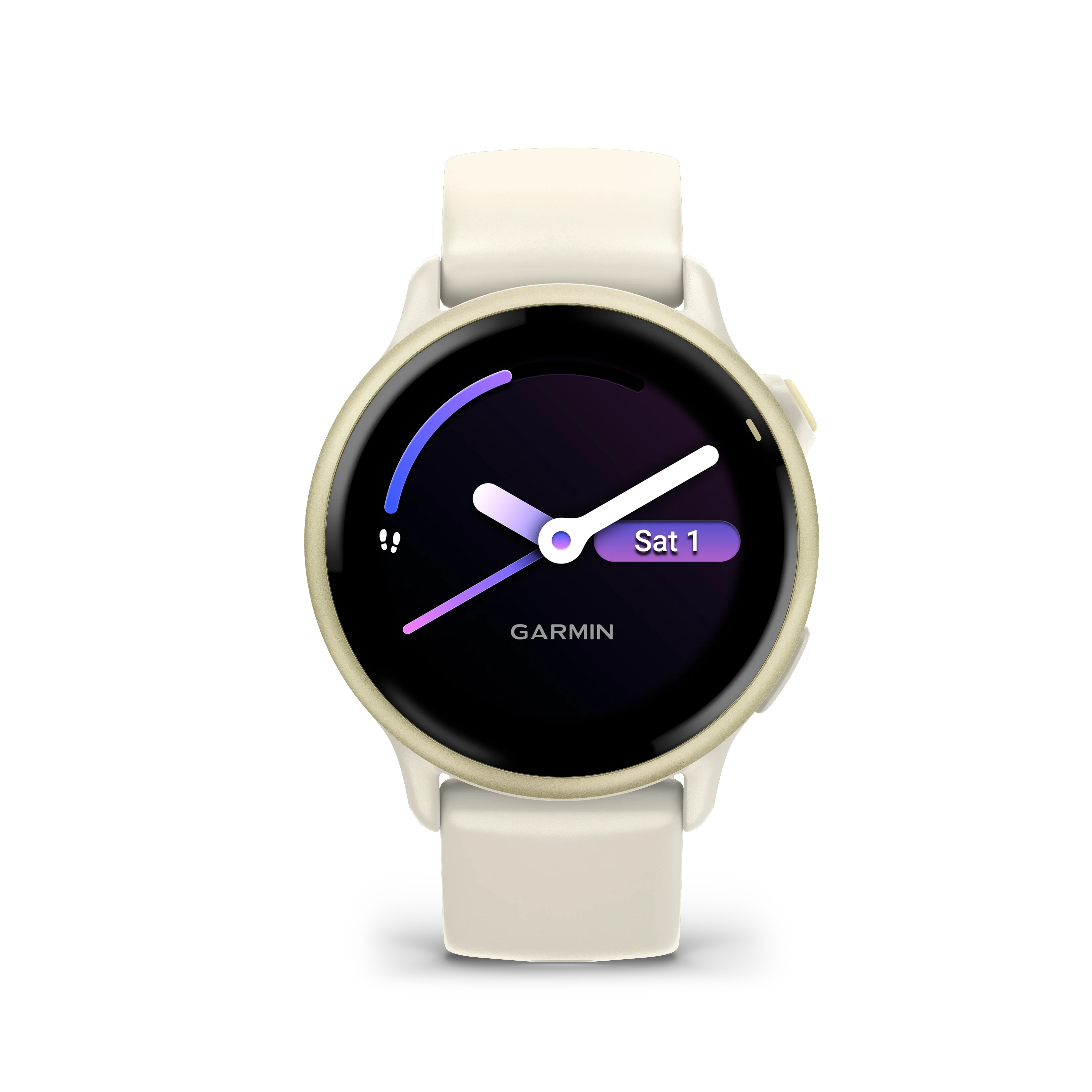 Garmin Vivoactive 6 Lunar gold z paskiem w kolorze Bone