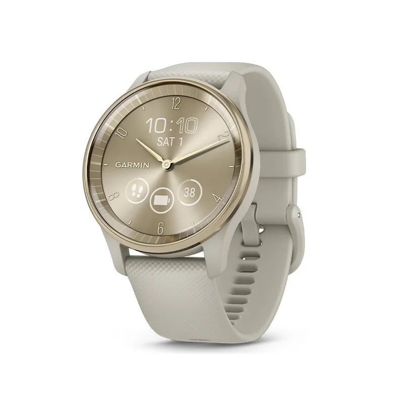 Garmin Vívomove® Trend - kremowo-złoty