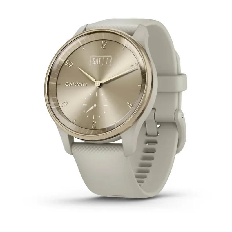 Garmin Vívomove® Trend - kremowo-złoty