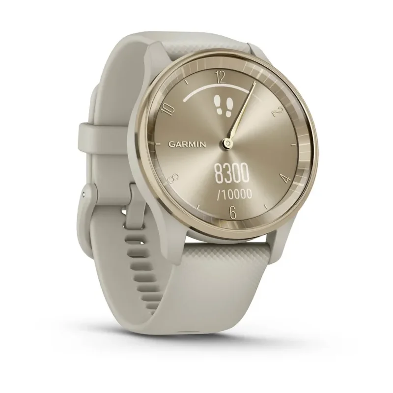 Garmin Vívomove® Trend - kremowo-złoty
