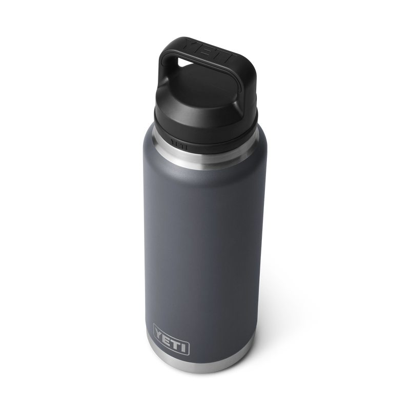 YETI Rambler - Butelka termiczna 1 l z nakrętką Chug, Charcoal