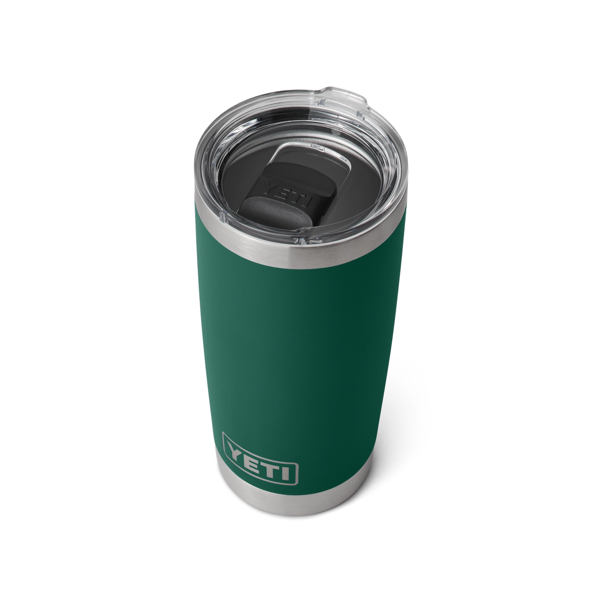 YETI Rambler Tumbler - Kubek termiczny 591 ml z pokrywką MagSlider™, Black Forest Green