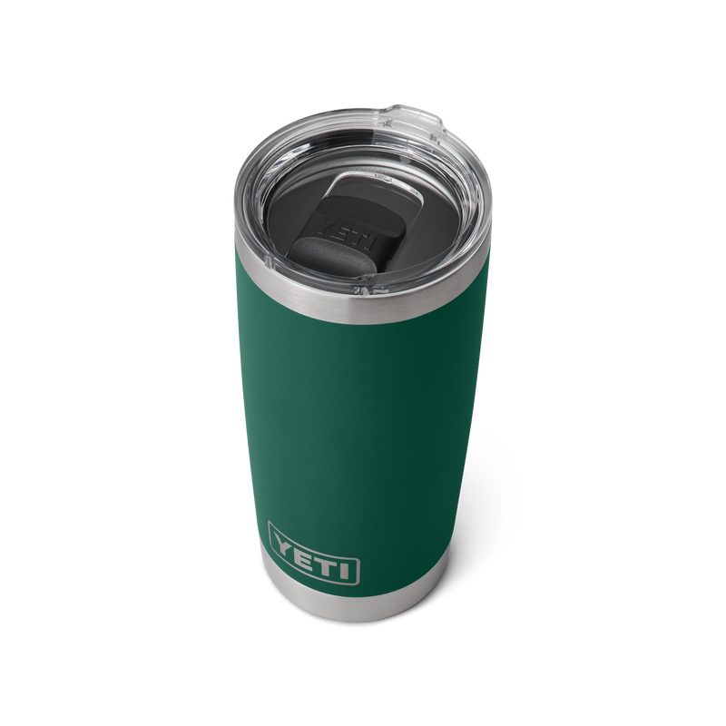 YETI Rambler Tumbler - Kubek termiczny 591 ml z pokrywką MagSlider™, Black Forest Green