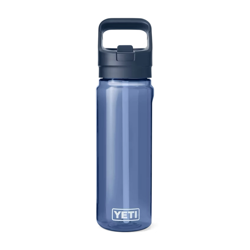 YETI Yonder - Butelka na wodę 750 ml ze słomką, Navy