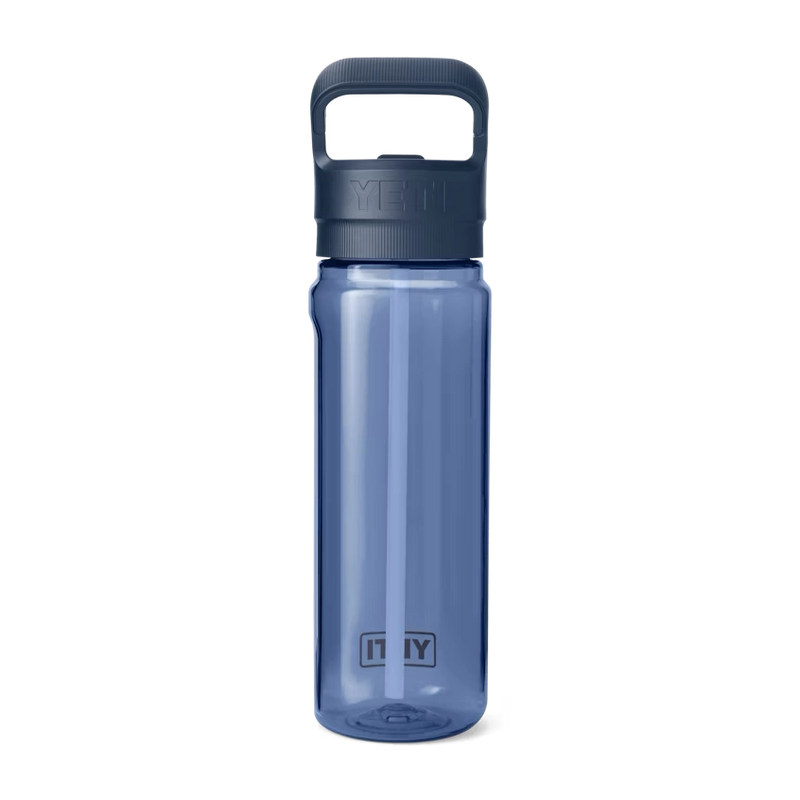 YETI Yonder - Butelka na wodę 750 ml ze słomką, Navy