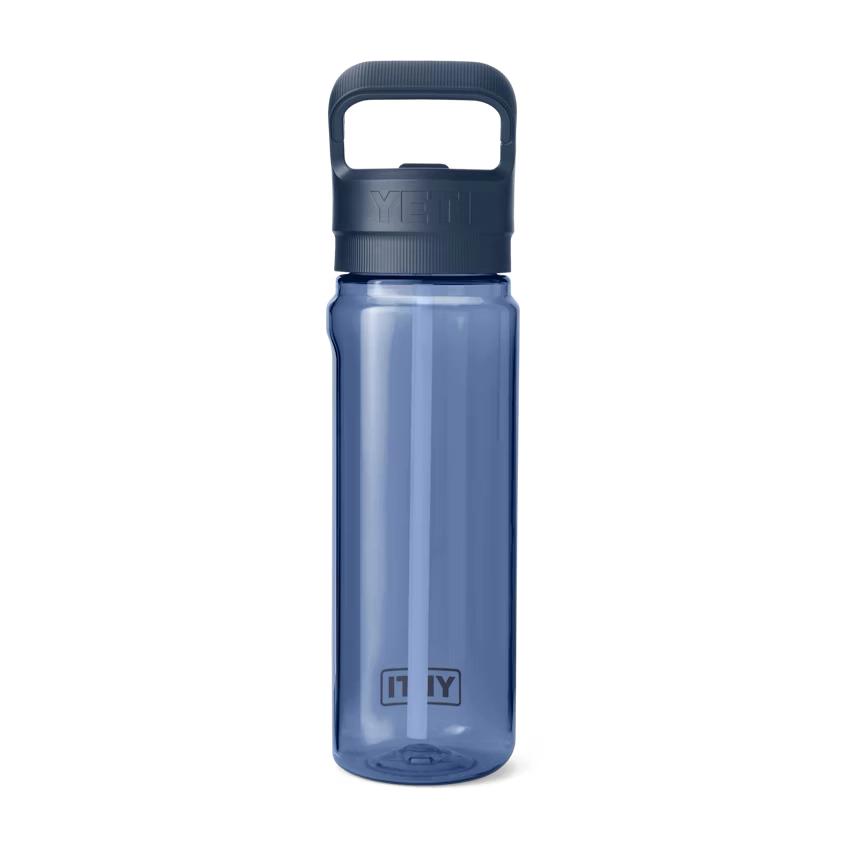 YETI Yonder - Butelka na wodę 750 ml ze słomką, Navy
