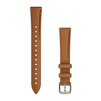 Garmin Skórzany Pasek do zegarka Lily® 2, w kolorze Tan, zapięcie Cream gold