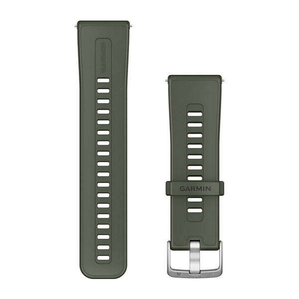 Garmin Silikonowy Pasek z mechanizmem szybkiego odłączania 24 mm, Moss