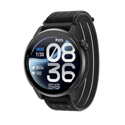 COROS PACE 4 Pro - zegarek sportowy, 48 mm, Czarny z paskiem nylonowym