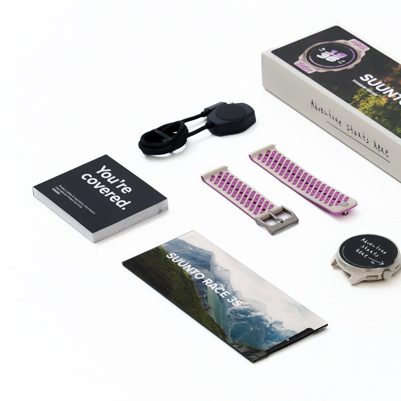 Suunto Race 3S - zegarek sportowy GPS, Titanium Black